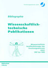 Buchcover Wissenschaftlich-technische Publikationen