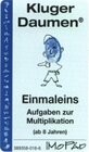 Buchcover Kluger Daumen: Einmaleins-Aufgaben zur Multiplikation