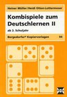 Buchcover Kombispiele zum Deutschlernen II