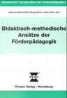 Buchcover Didaktisch-methodische Ansätze der Förderpädagogik
