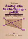 Buchcover Ökologische Beschäftigungspolitik