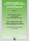 Buchcover Ein Leben für die Biologie(geschichte)