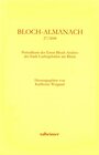 Buchcover Bloch-Almanach 27/2008