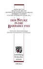 Buchcover Der Sturz in die Barbarei 1933