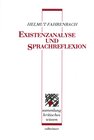 Buchcover Existenzanalyse und Sprachreflexion