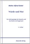 Buchcover Würde und Mut