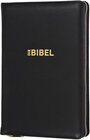 Buchcover Schlachter 2000 Bibel - Taschenausgabe (Softcover, schwarz, Goldschnitt, Reißverschluss)