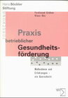 Buchcover Praxis betrieblicher Gesundheitsförderung