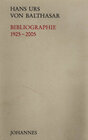 Buchcover Bibliographie 1925-2005
