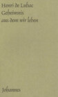 Buchcover Geheimnis aus dem wir leben