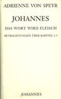 Buchcover Johannes / Das Wort wird Fleisch