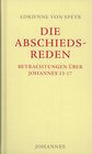 Buchcover Johannes / Die Abschiedsreden