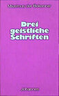 Buchcover Drei Geistliche Schriften