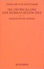 Buchcover Die Entwicklung der musikalischen Idee