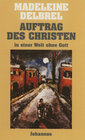 Buchcover Auftrag des Christen in einer Welt ohne Gott