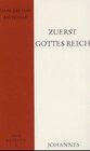 Buchcover Zuerst Gottes Reich