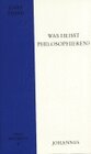 Buchcover Was heißt philosophieren?