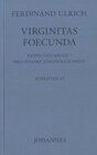 Buchcover Virginitas foecunda
