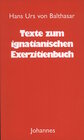 Buchcover Texte zum ignatianischen Exerzitienbuch