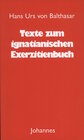 Buchcover Texte zum ignatianischen Exerzitienbuch