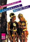 Buchcover Reise Know-How Sprachführer Javanisch - Wort für Wort