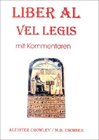 Buchcover Liber Al vel Legis mit Kommentaren