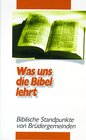 Buchcover Was uns die Bibel lehrt