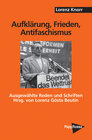 Buchcover Aufklärung, Frieden, Antifaschismus