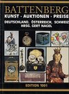 Buchcover Battenberg Kunst, Auktionen, Preise 1991. Deutschland, Österreich, Schweiz