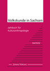 Buchcover Volkskunde in Sachsen 34/2022