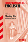 Buchcover STARK Interpretationen Englisch - Russel: Educating Rita