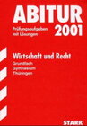 Buchcover STARK Abiturprüfung Wirtschaft und Recht - gk Gymnasium Thüringen