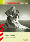 Buchcover STARK Interpretationen Deutsch - Lessing: Emilia Galotti