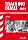 Buchcover Abschluss-Prüfungsaufgaben Hauptschule/Mittelschule Bayern / Lösungen 2012