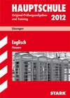 Buchcover Abschluss-Prüfungsaufgaben Hauptschule Hessen / Lösungsheft Englisch 2012