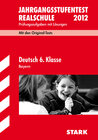 Buchcover Jahrgangsstufentest Realschule Bayern / Deutsch 6. Klasse 2012