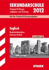 Buchcover Abschluss-Prüfungsaufgaben Sekundarschule Sachsen-Anhalt / Englisch Realschulabschluss 2012 mit MP3-CD