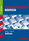 Buchcover STARK Kompakt-Wissen Realschule - Deutsch Aufsatz