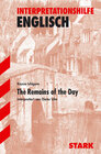 Buchcover STARK Interpretationen - Englisch Ishiguro: The Remains of the Day