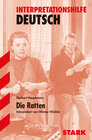 Buchcover STARK Interpretationen Deutsch - Hauptmann: Die Ratten