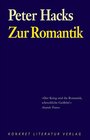Buchcover Zur Romantik