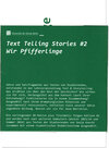 Buchcover Text Telling Stories #2. Wir Pfifferlinge