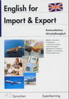 Buchcover English for Import + Export