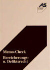 Buchcover Memo-Check Bereicherungs- und Deliktsrecht