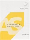 Buchcover Sachenrecht 3