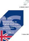 Buchcover Introduction to English Civil Law Volume 2