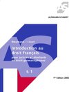 Buchcover Introduction au droit francais t. I