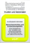 Buchcover Menschenrechte und Entwicklungshilfe