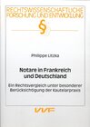 Buchcover Notare in Frankreich und Deutschland