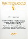 Buchcover Das Produktsicherheitsgesetz als Vorgabe für die Produkt- und Produzentenhaftung
